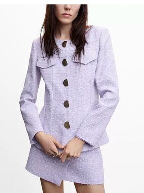 Mango Gigi Tweed Jacket